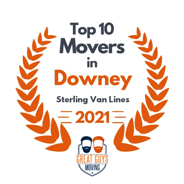 Top 10 Movers in Los Angeles, CA 2021 award