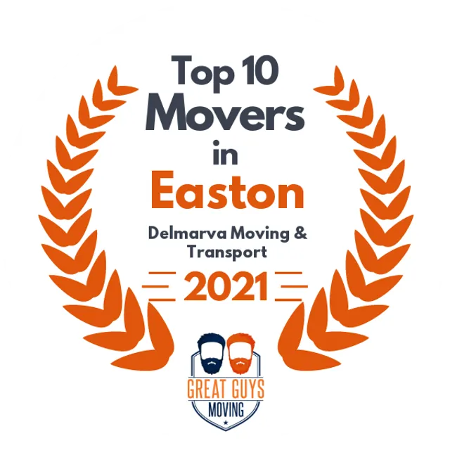 Top 10 Movers in Annapolis, MD 2021 award