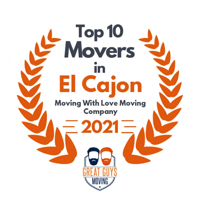 Top 10 Movers in National City, CA 2021 award