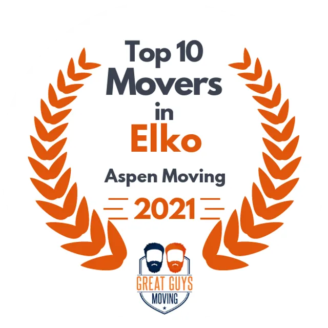 Top 10 Movers in Henderson, NV 2021 award