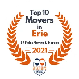 top 10 ranked movers in erie 2021 b f fields moving storage image