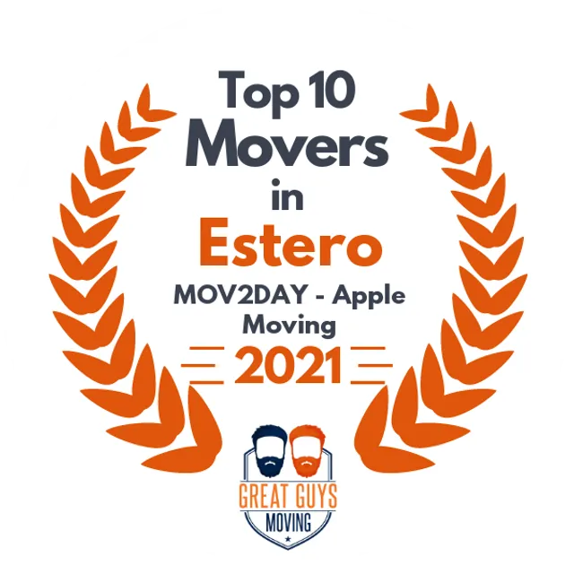 Top 10 Movers in Fort Myers, FL 2021 award