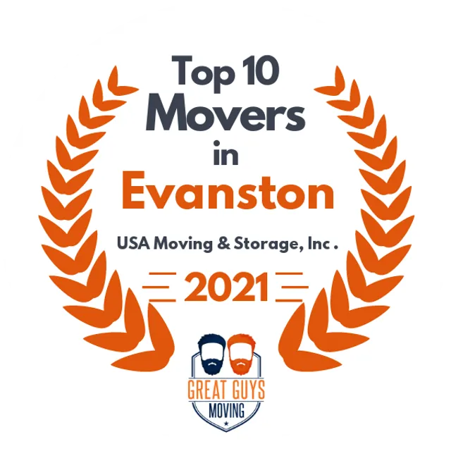 Top 10 Movers in Chicago, IL 2021 award