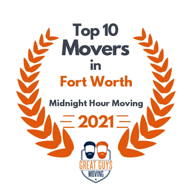 Top 10 Movers in Dallas, TX 2021 award