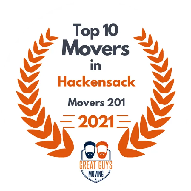 Top 10 Movers in Newark, NJ 2021 award