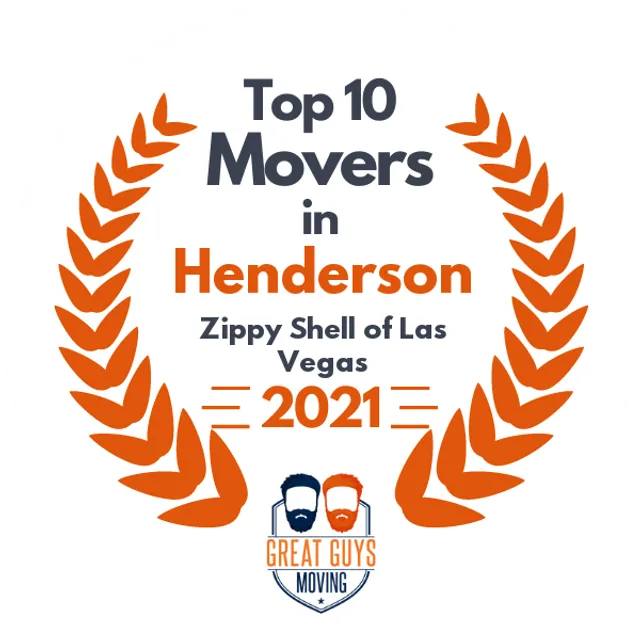 Top 10 Movers in Las Vegas, NV 2021 award