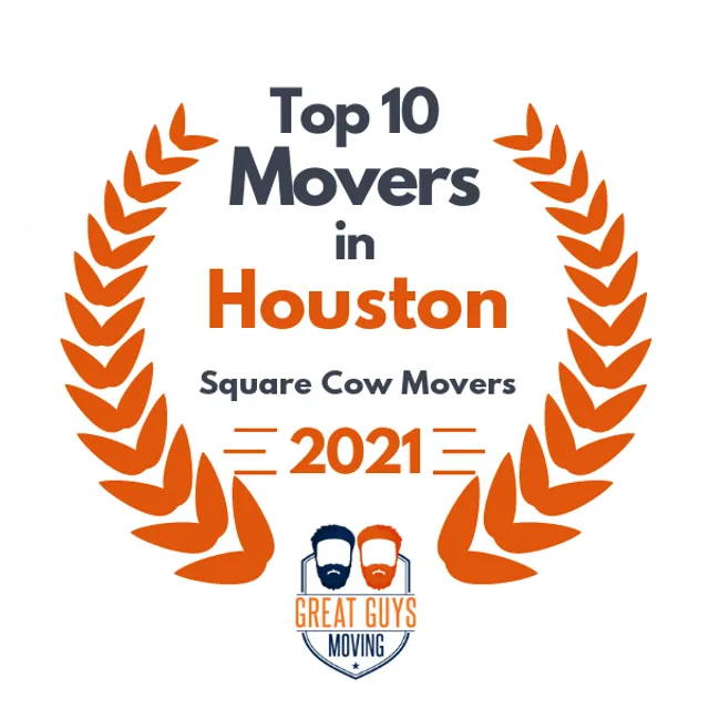 Top 10 Movers in Houston, TX 2021 award