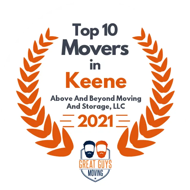 Top 10 Movers in Manchester, NH 2021 award