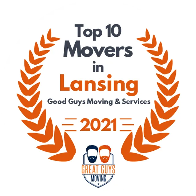 Top 10 Movers in Lansing, MI 2021 award