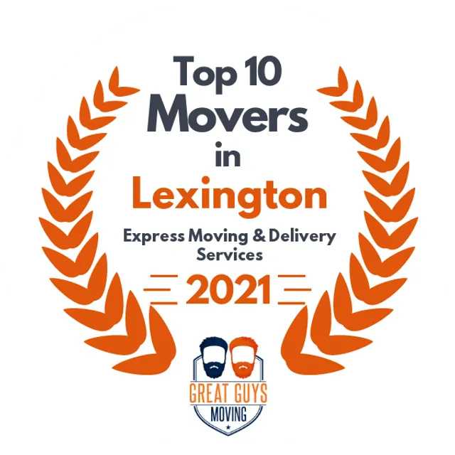 Top 10 Movers in Lexington, KY 2021 award