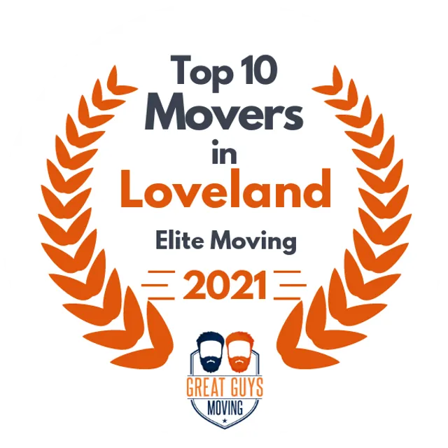 Top 10 Movers in Fort Collins, CO 2021 award