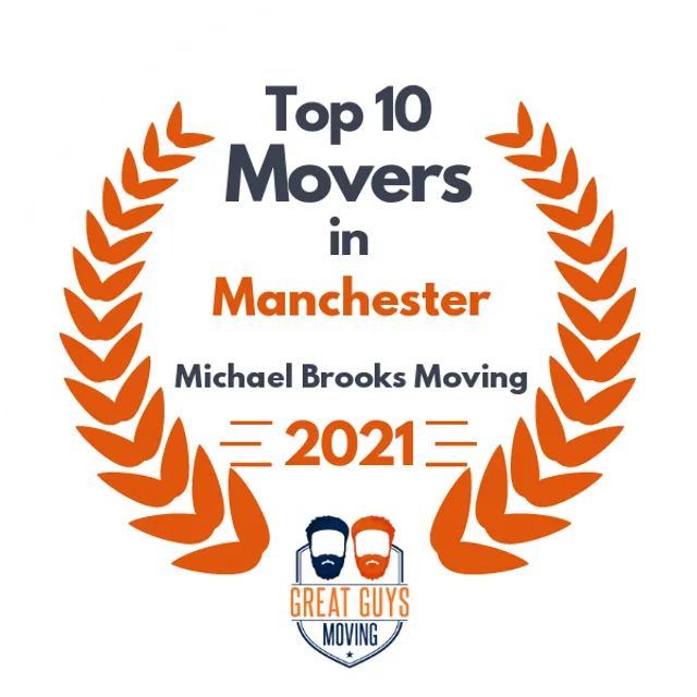 Top 10 Movers in Manchester, NH 2021 award