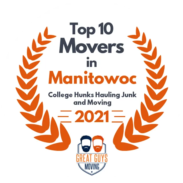 Top 10 Movers in Oshkosh, WI 2021 award