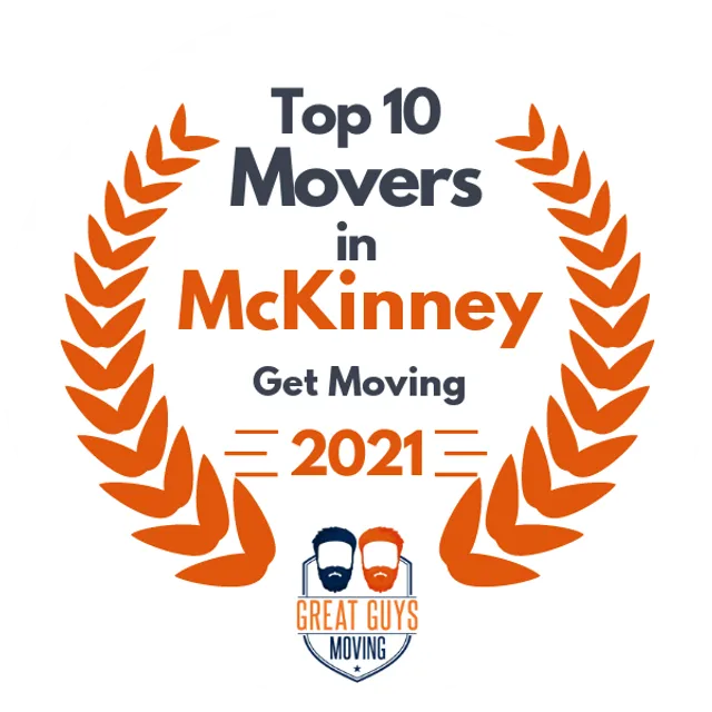 Top 10 Movers in Plano, TX 2021 award