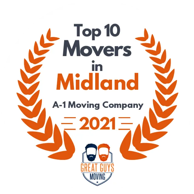 Top 10 Movers in Midland, TX 2021 award