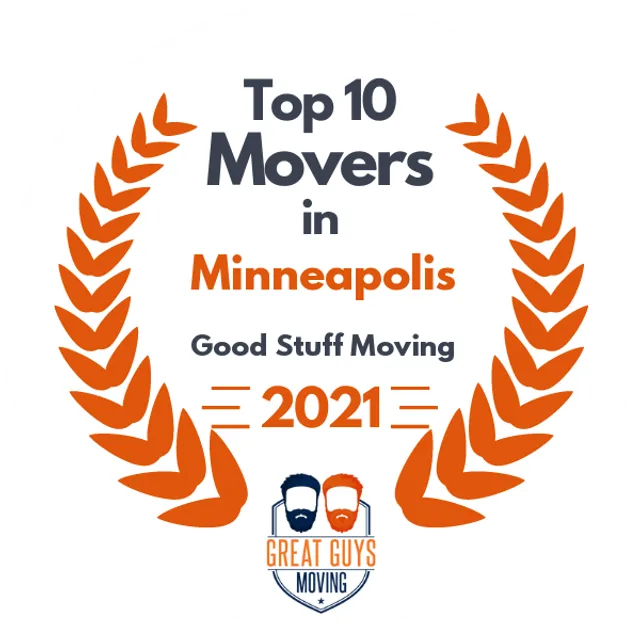 Top 10 Movers in Minneapolis, MN 2021 award