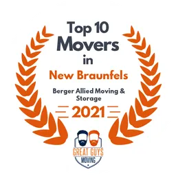 top 10 ranked movers in new braunfels 2021 berger allied moving storage image