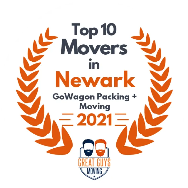 Top 10 Movers in Newark, NJ 2021 award