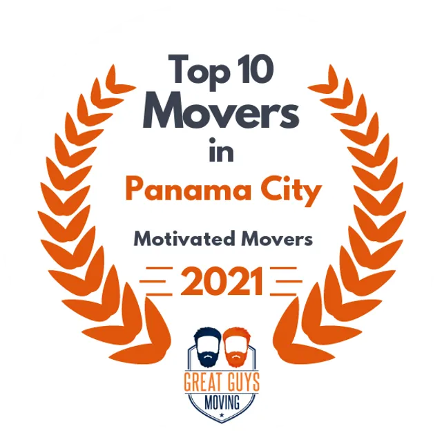 Top 10 Movers in Panama City, FL 2021 award