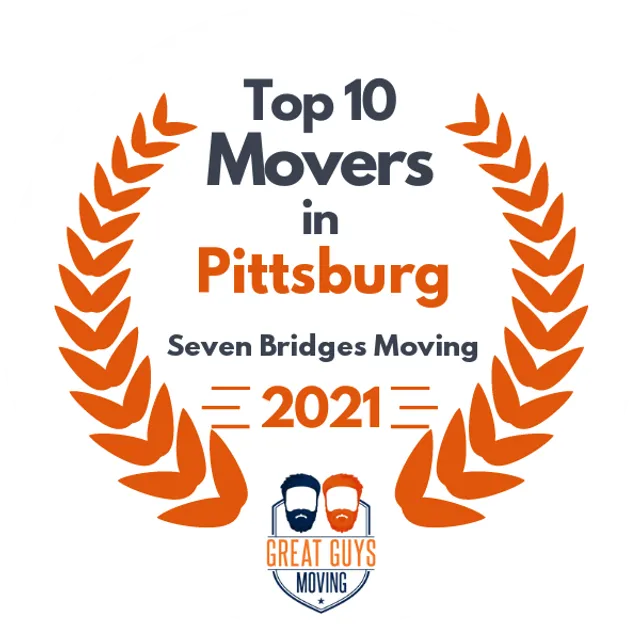 Top 10 Movers in Sacramento, CA 2021 award