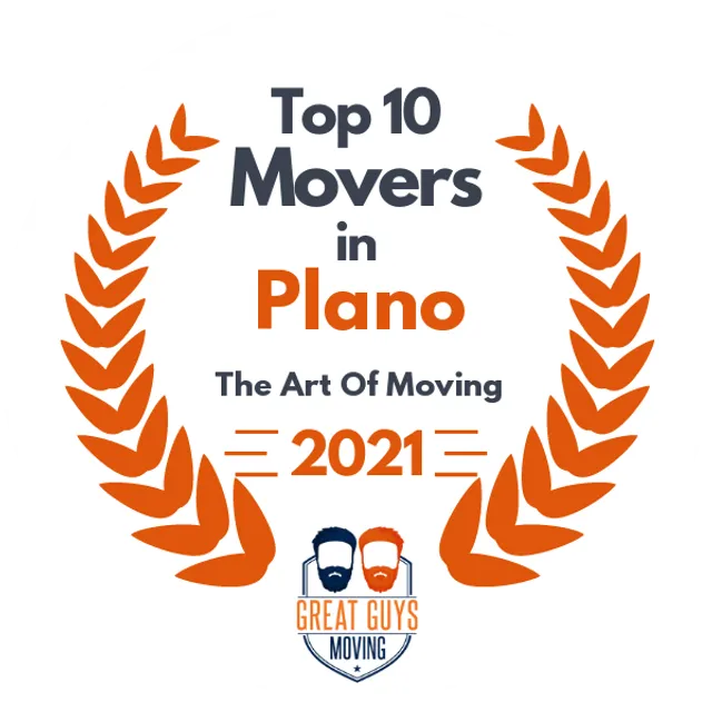 Top 10 Movers in Dallas, TX 2021 award