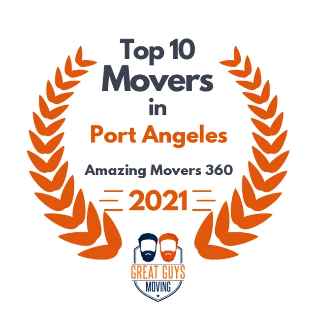 Top 10 Movers in Sammamish, WA 2021 award