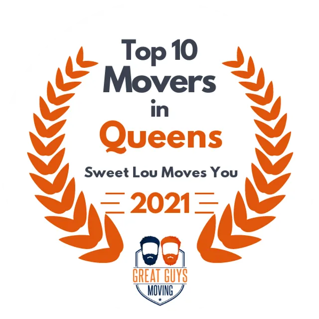 Top 10 Movers in Queens, NY 2021 award