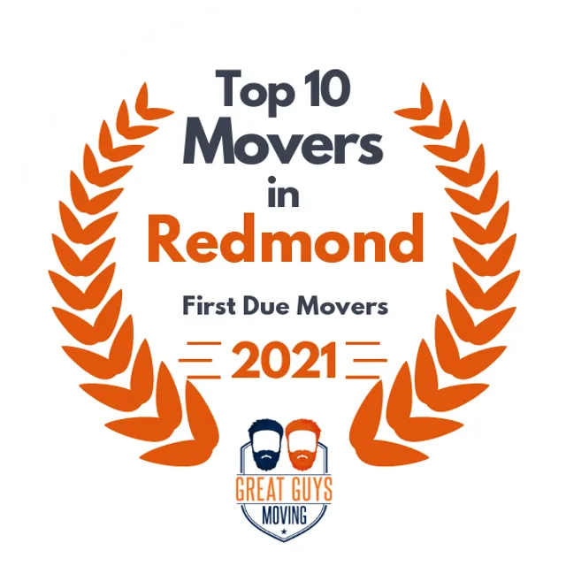 Top 10 Movers in Tacoma, WA 2021 award