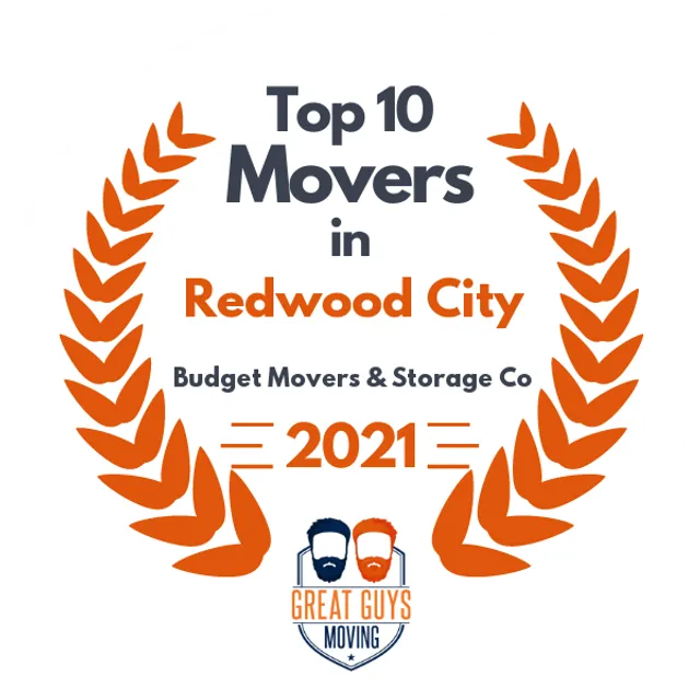 Top 10 Movers in San Jose, CA 2021 award