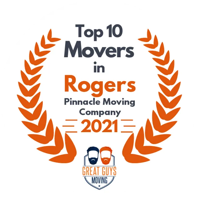 Top 10 Movers in Fayetteville, AR 2021 award