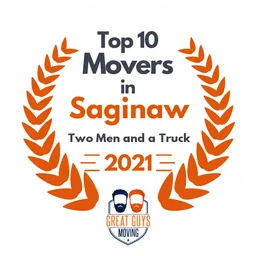 top 10 ranked movers in saginaw 2021 two men and a truck image