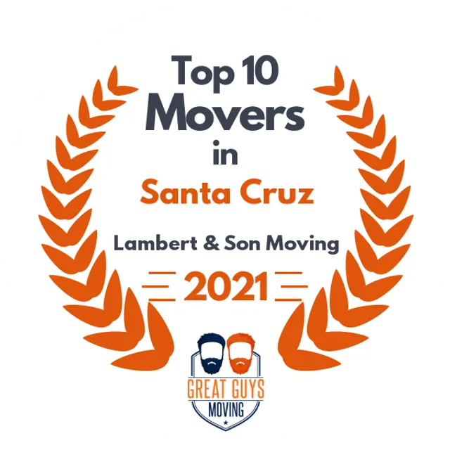 Top 10 Movers in San Jose, CA 2021 award