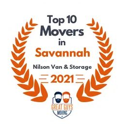 top 10 ranked movers in savannah 2021 nilson van storage image