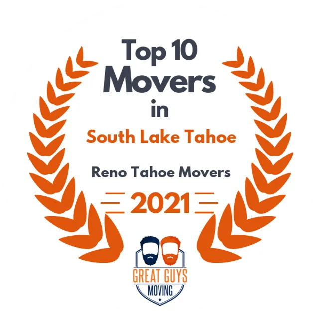 Top 10 Movers in Sparks, NV 2021 award