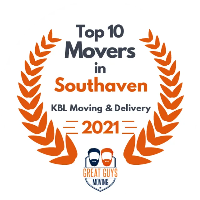 Top 10 Movers in Memphis, TN 2021 award