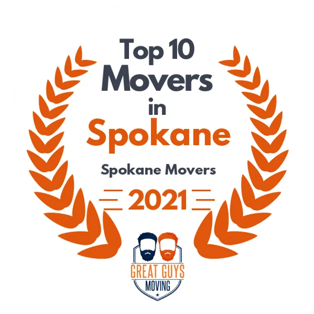 Top 10 Movers in Spokane, WA 2021 award