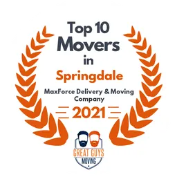 top 10 ranked movers in springdale 2021 maxforce delivery moving company image