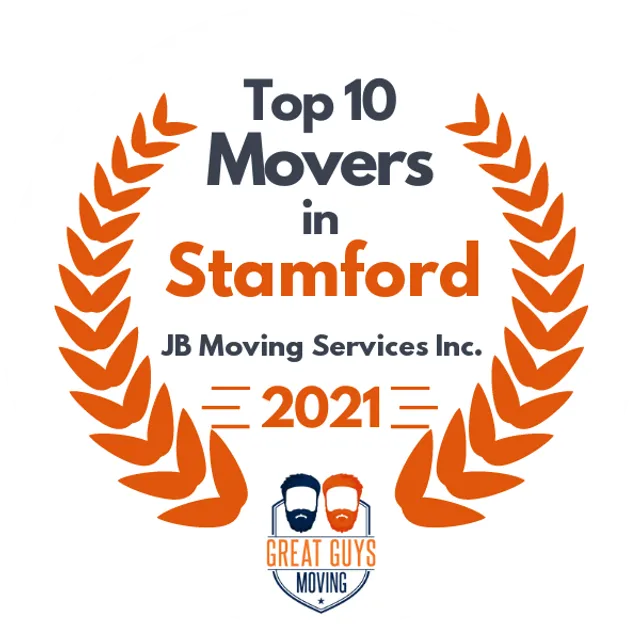 Top 10 Movers in Bridgeport, CT 2021 award