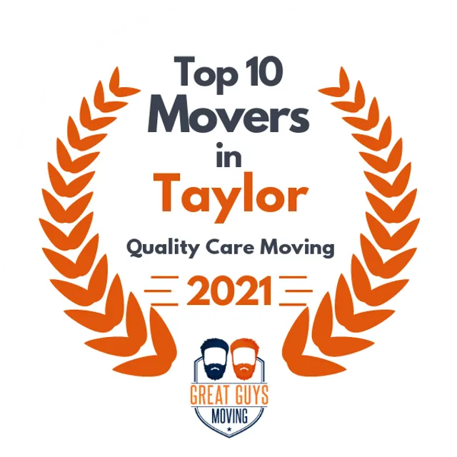 Top 10 Movers in Dearborn, MI 2021 award