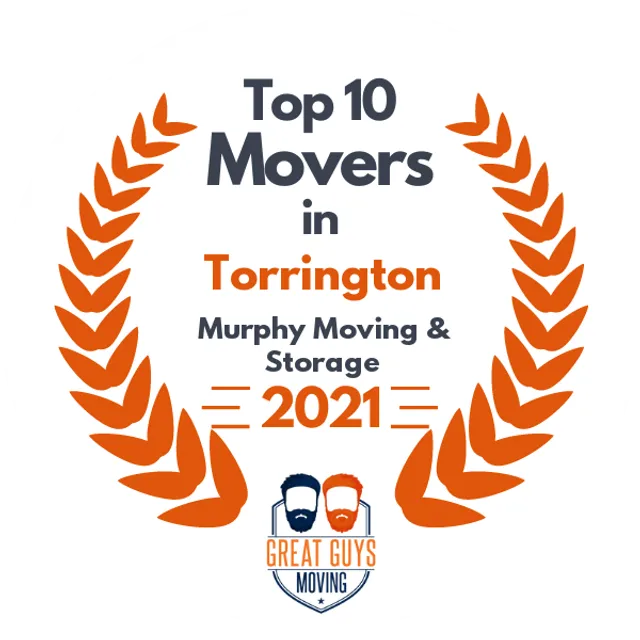 Top 10 Movers in Bridgeport, CT 2021 award