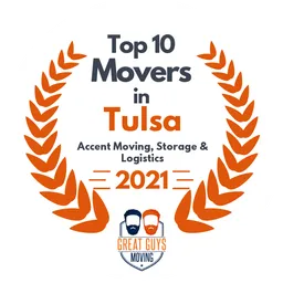 top 10 ranked movers in tulsa 2021 accent moving storage logistics image