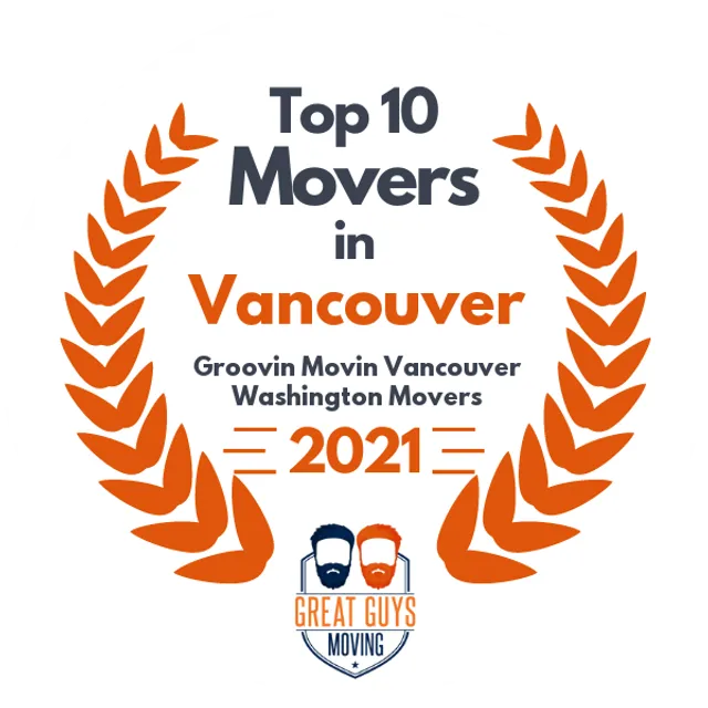 Top 10 Movers in Vancouver, WA 2021 award