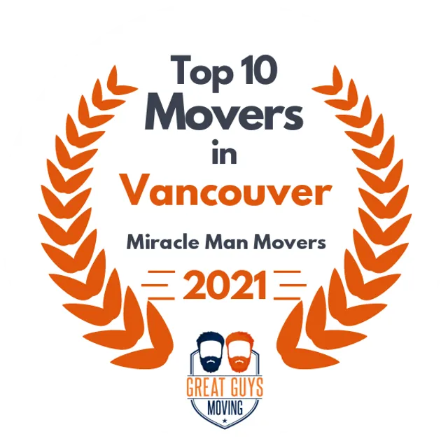 Top 10 Movers in Portland, OR 2021 award