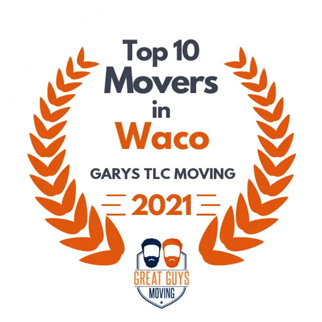 Top 10 Movers in Waco, TX 2021 award