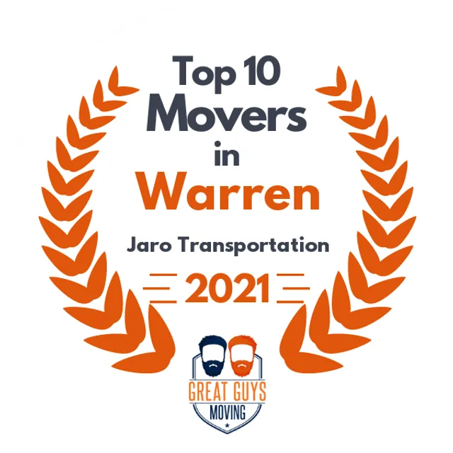 Top 10 Movers in Youngstown, OH 2021 award