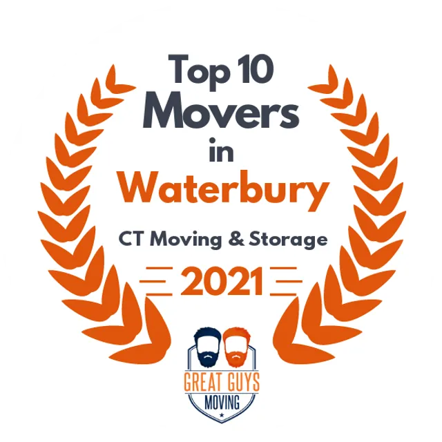 Top 10 Movers in Hartford, CT 2021 award