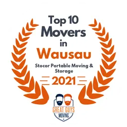 top 10 ranked movers in wausau 2021 stocor portable moving storage image