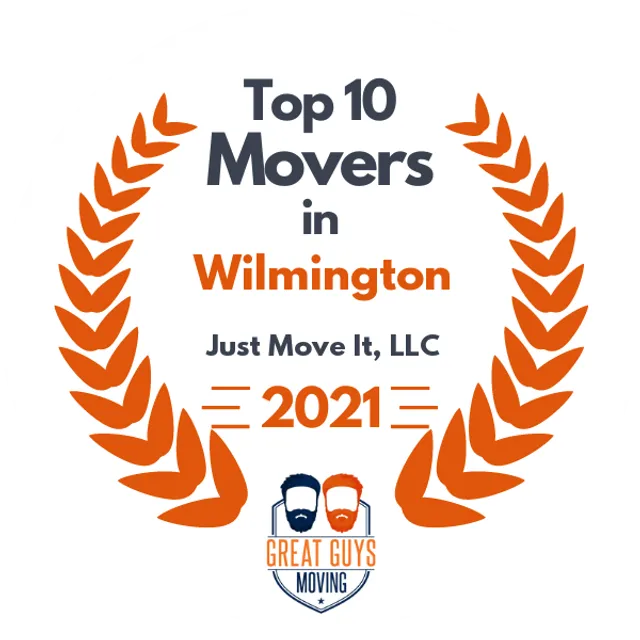 Top 10 Movers in Wilmington, NC 2021 award