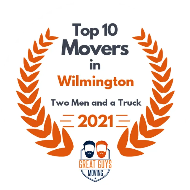 Top 10 Movers in Wilmington, NC 2021 award