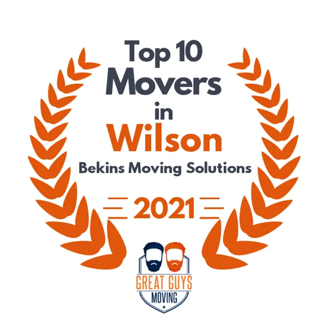 Top 10 Movers in Greenville, NC 2021 award